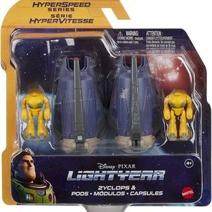 Mattel Lightyear Toys Hyperspeed Series, Zyclops Mini Action Figure & Pod